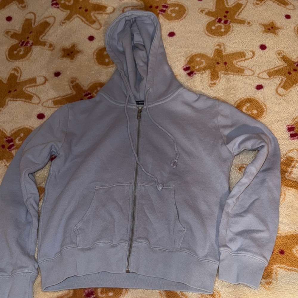 Brandy Melville Light Blue Zip Up